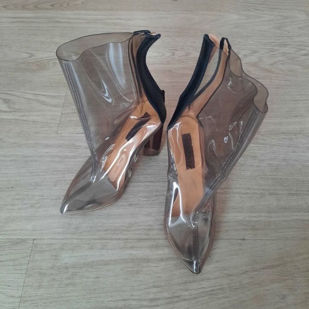 Transparent boots